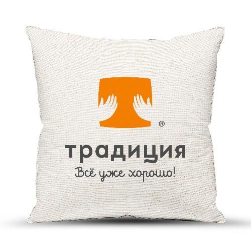 Подушка декоративная с фотопечатью 40х40 см, ткань смесовая, "Традиция" Подушка декоративная с фотопечатью 40х40 см, ткань смесовая, "Традиция"