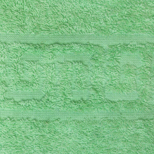 Полотенце махровое гладкокрашеное 40х67, 100 % хлопок, пл. 400 гр./кв.м. "Молодая зелень (Spring bouget)"