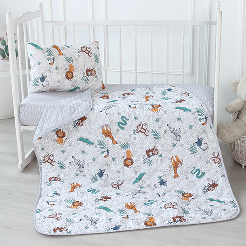 Одеяло-покрывало детское "BabyRelax" леб. пух 100 гр.110х140, бязь, "Сафари" Одеяло-покрывало детское "BabyRelax" леб. пух 100 гр.110х140, бязь, "Сафари"