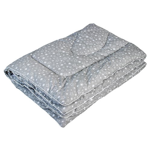 Одеяло детское "BabyRelax" леб. пух 300 гр.110х140, бязь, "Звездное небо (серый)" Одеяло детское "BabyRelax" леб. пух 300 гр.110х140, бязь, "Звездное небо (серый)"