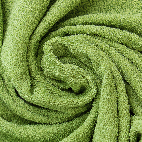 Полотенце махровое гладкокрашеное 30х70, 100 % хлопок, пл. 380 гр./кв.м. "Зеленый"