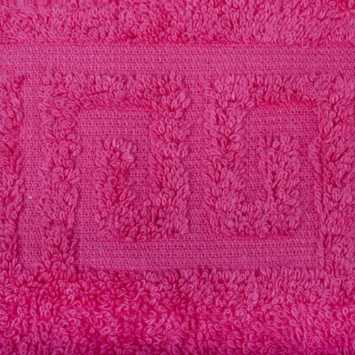 Полотенце махровое гладкокрашеное 50х87, 100 % хлопок, пл. 400 гр./кв.м. "Малина (Raspberry Sorbet)"