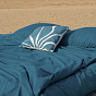 Подушка декоративная с фотопечатью 40х40 см, ткань смесовая, "Матисс синий"
