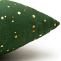 Декоративная подушка "NewYear" 40х40 см, рогожка 100% хлопок, "Конфетти"