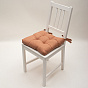 Сидушка на стул с завязками "Цвет эмоций" 40х40, саржа, "Кэмел"